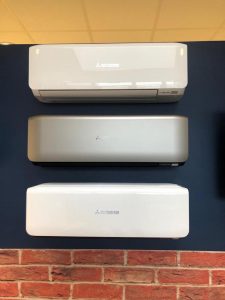 Demo wall 1 diverse modellen airco